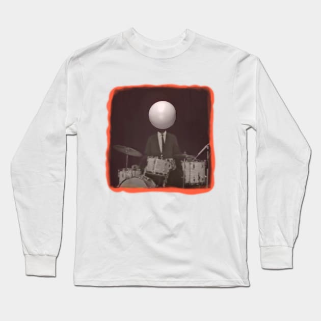 Spherical Drummer Long Sleeve T-Shirt by ElMilio